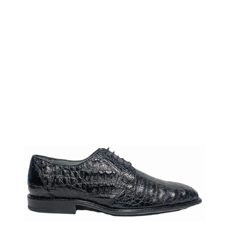 0E1FWFW - Cuadra black fashion dress caiman leather derby shoes for men-Kuet.us
