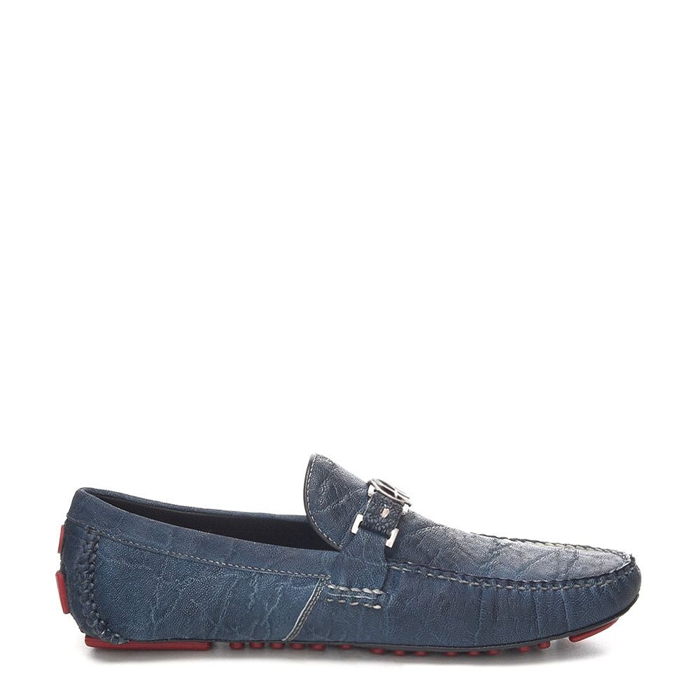 11VELEL - Cuadra blue casual fashion elephant bit driver shoes for men-Kuet.us
