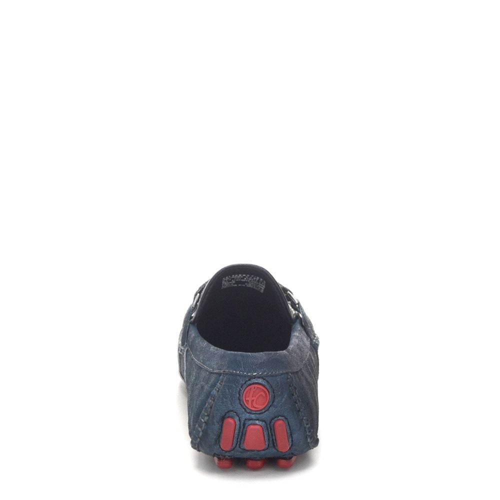 11VELEL - Cuadra blue casual fashion elephant bit driver shoes for men-Kuet.us