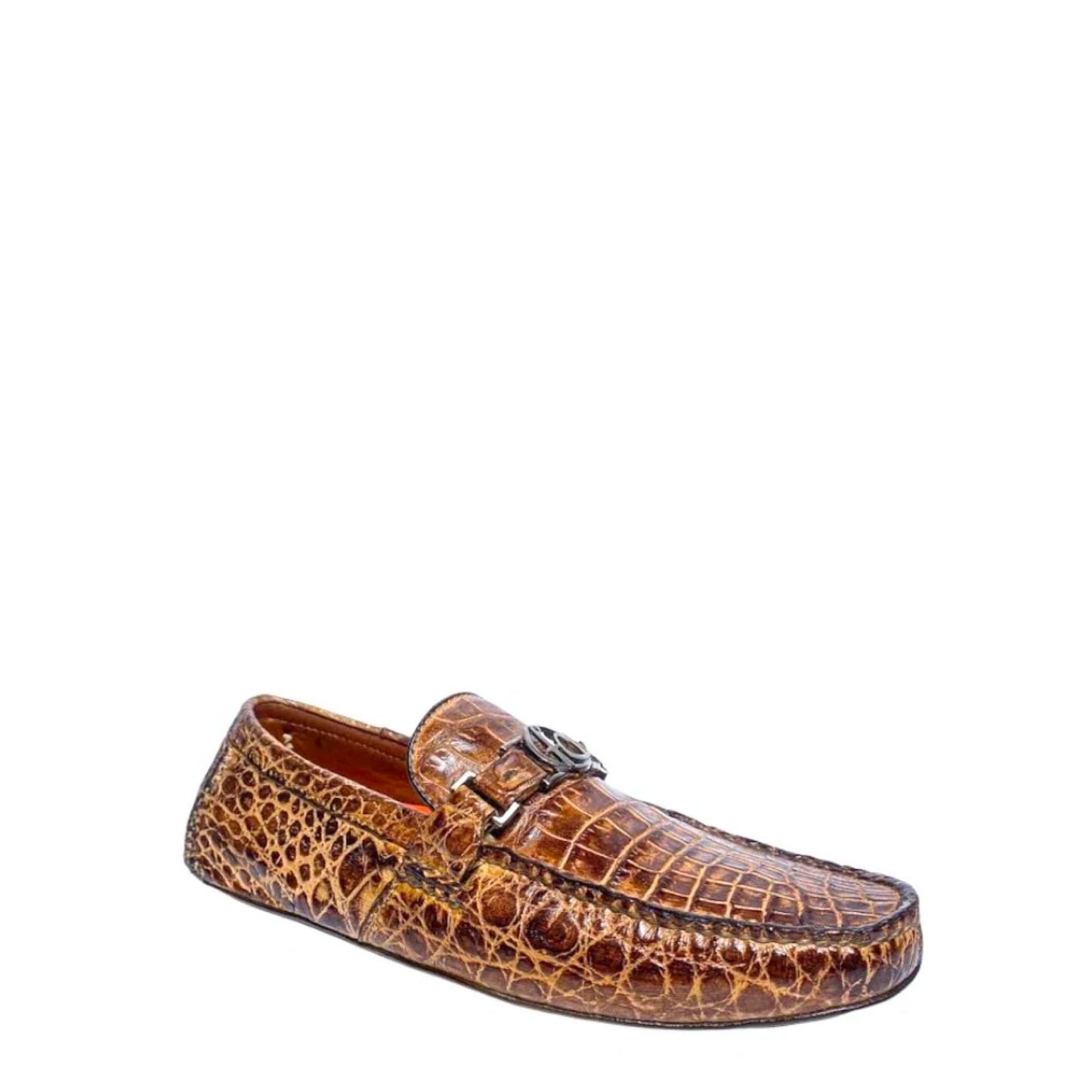 11VLPLP - Cuadra earth casual fashion alligator driving loafers for men-Kuet.us