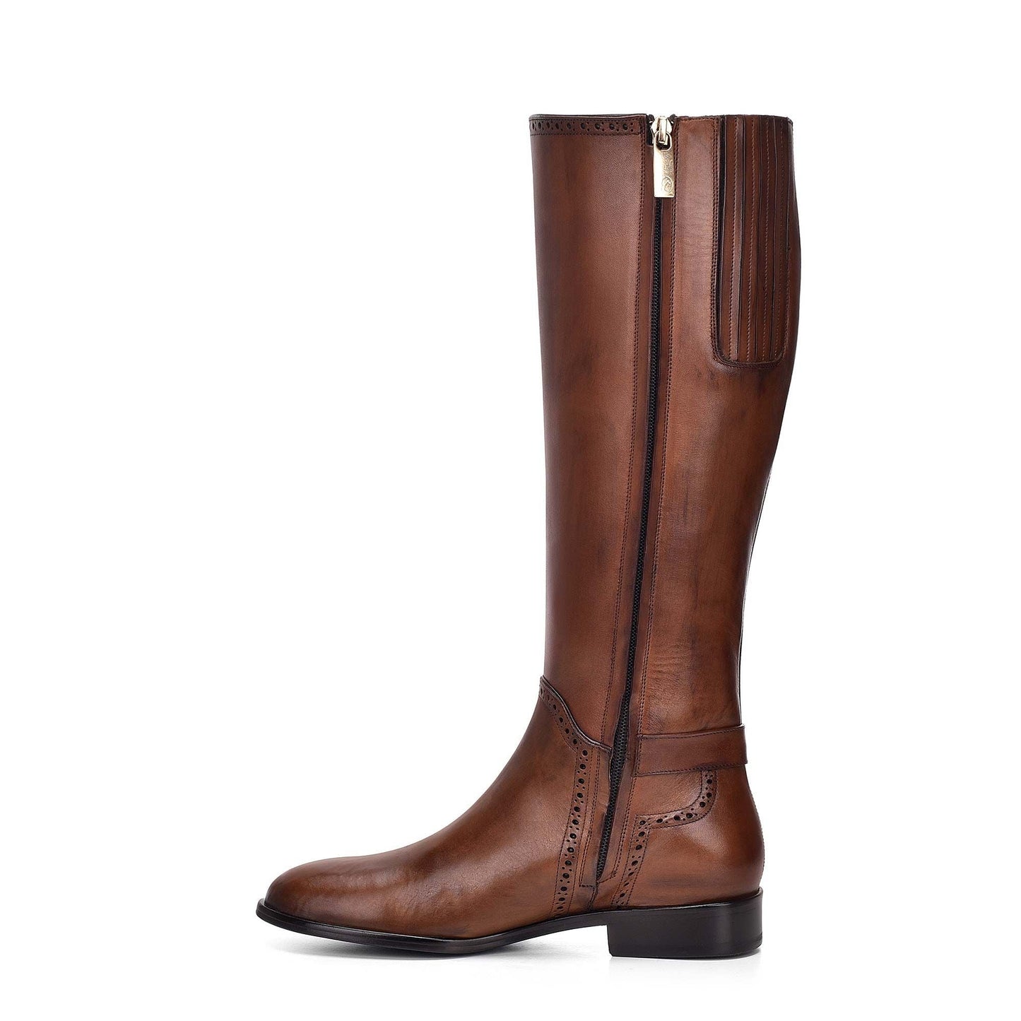 17TRNRN - Cuadra honey fashion leather riding knee boots for women-Kuet.us