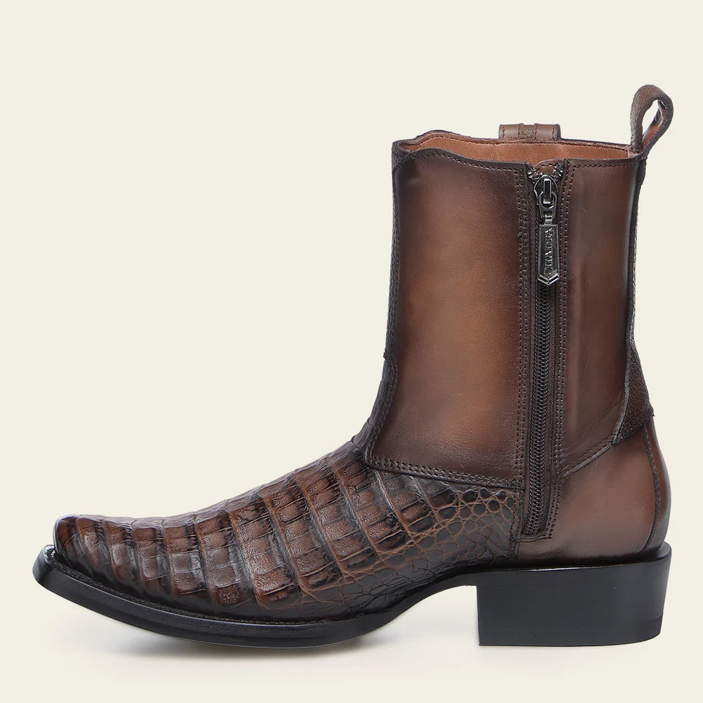 1J3MFY - Cuadra honey dress cowboy fuscus zip ankle boots for men