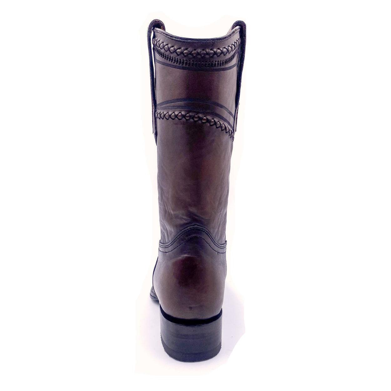 1B1AA1 - Cuadra honey casual fashion cowboy ostrich leather boots for men-Kuet.us