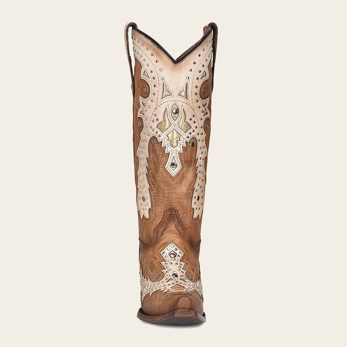 1GAZRS - Cuadra brown western cowgirl cowhide leather boots for women-Kuet.us