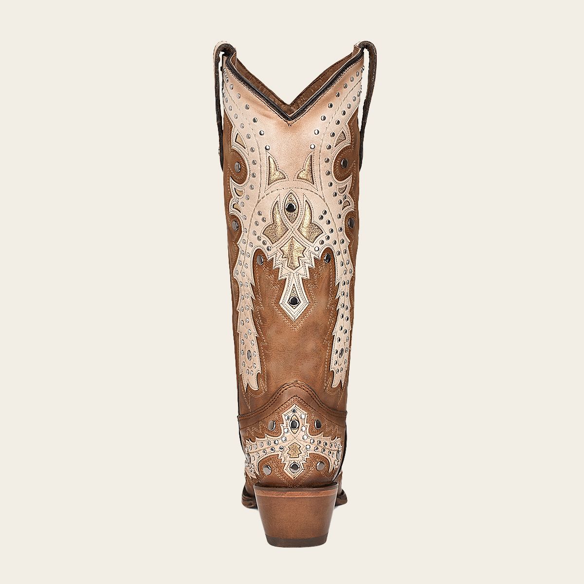 1GAZRS - Cuadra brown western cowgirl cowhide leather boots for women-Kuet.us