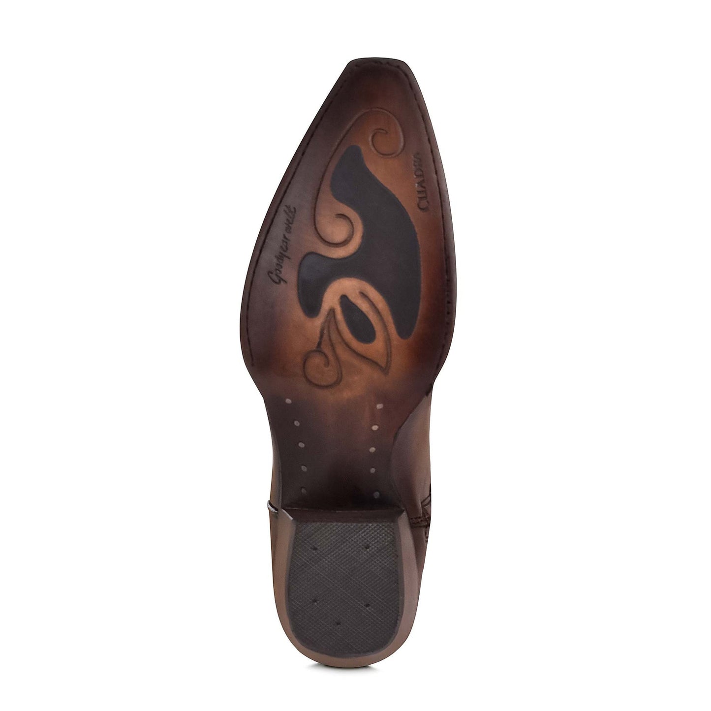 1GH9RS - Cuadra brown western cowgirl cowhide leather ankle boots for women-Kuet.us