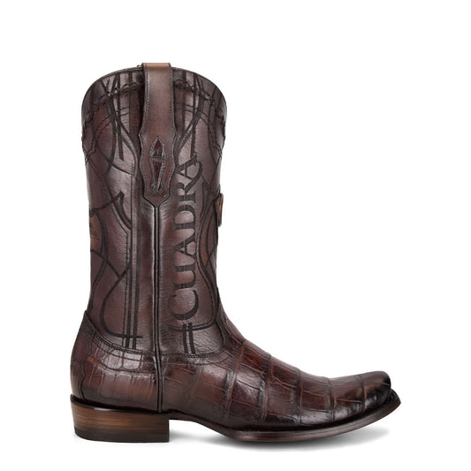 1J1NAL - Cuadra honey dress cowboy exotic alligator leather boots for men-Kuet.us