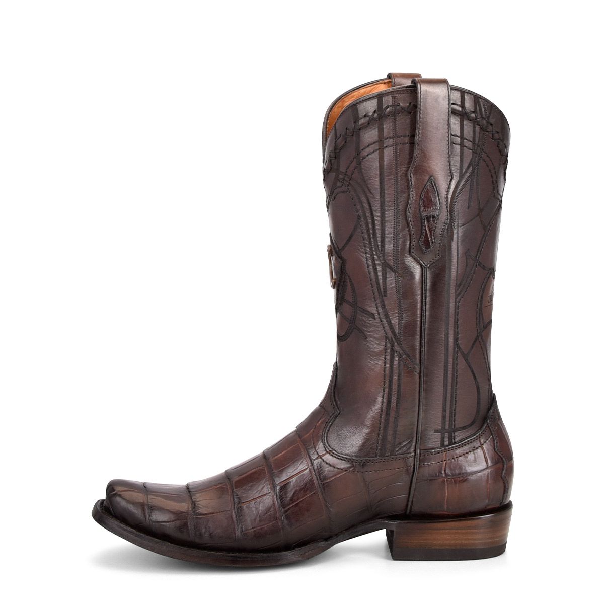 1J1NAL - Cuadra honey dress cowboy exotic alligator leather boots for men-Kuet.us