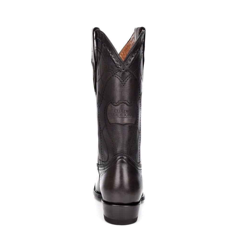 1J1NRS - Cuadra black casual fashion cowhide cowboy leather boots for men-Kuet.us