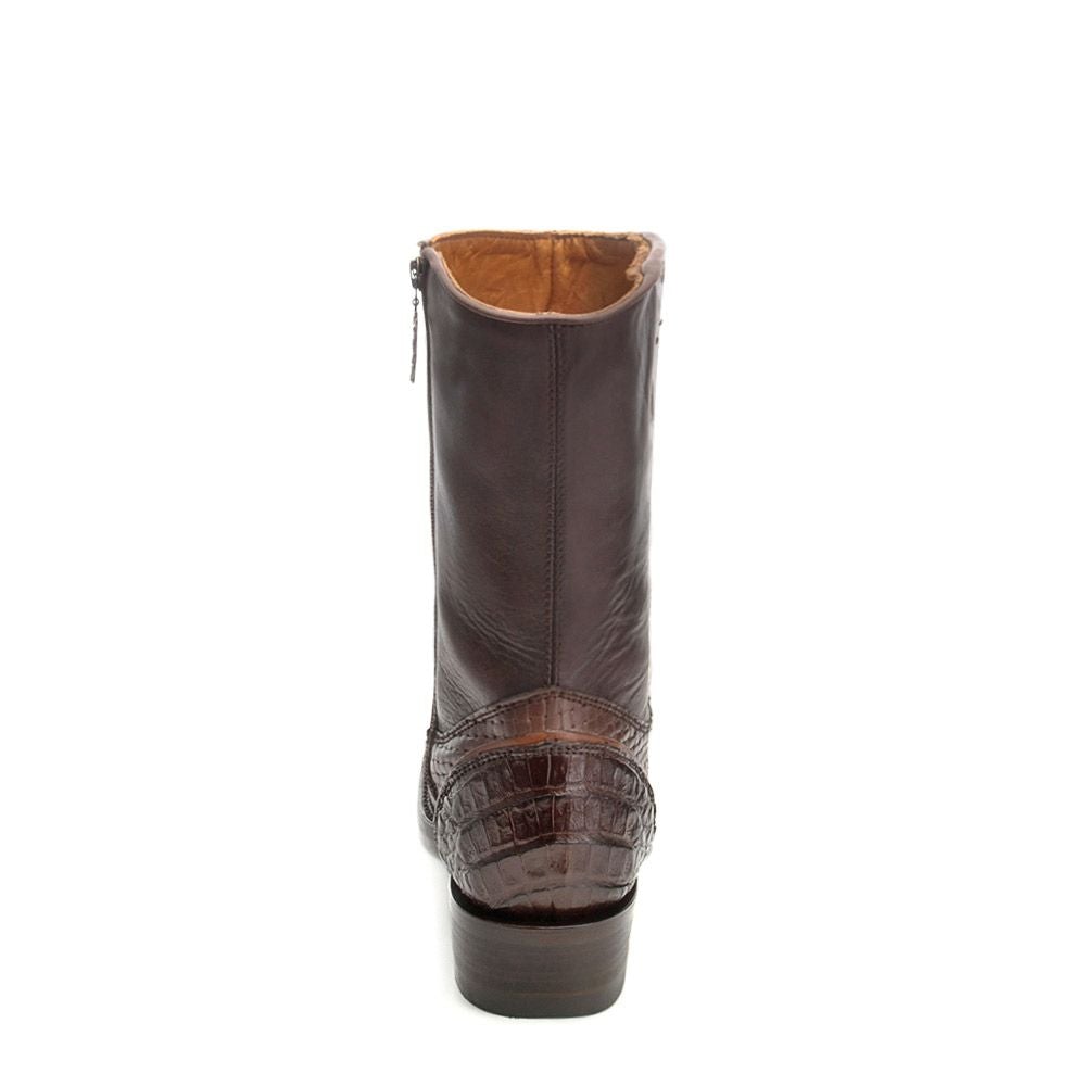 1J38FY - Cuadra Chocolate casual fashion caiman ankle boots for men-Kuet.us