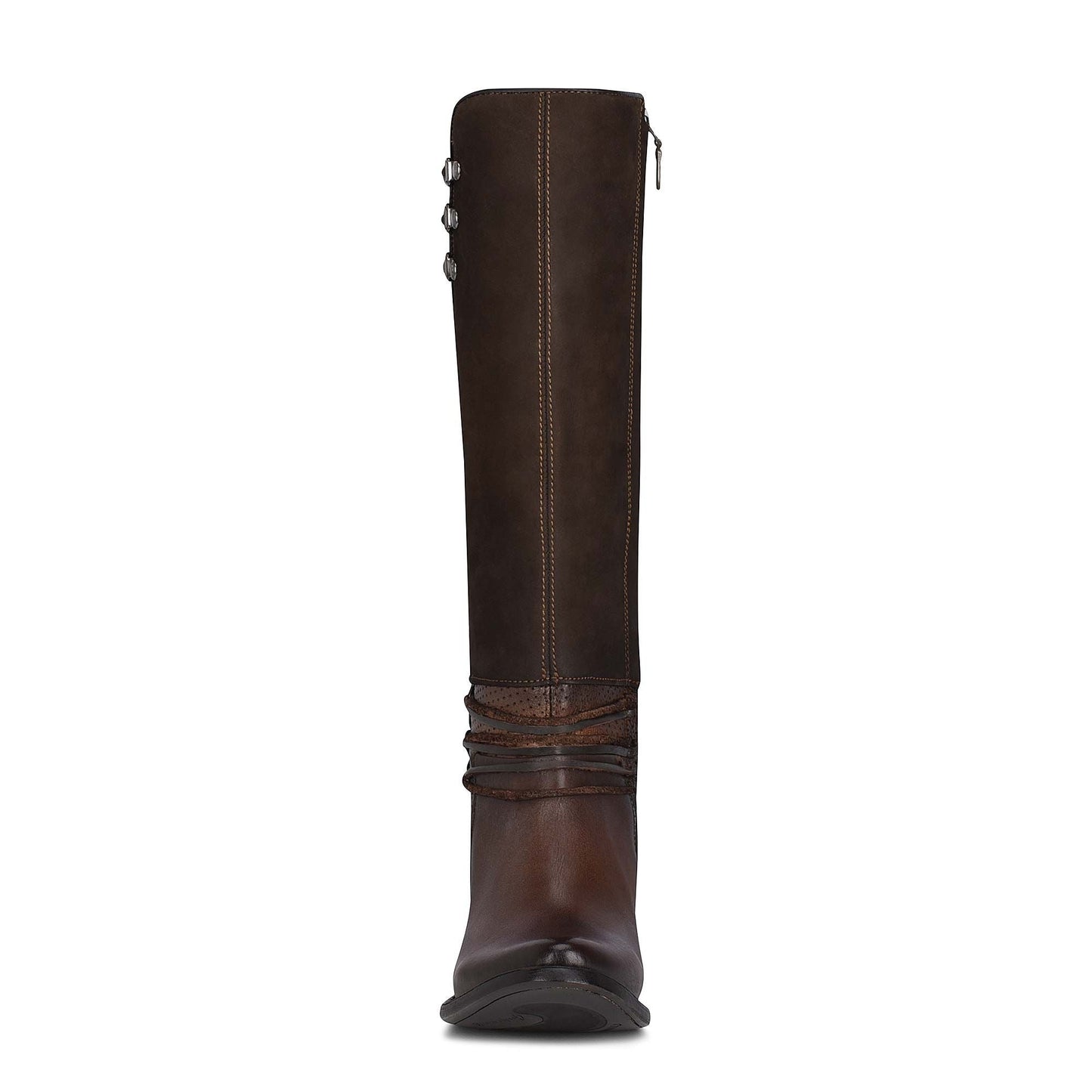 1X2DCS - Cuadra mocha fashion Paris Texas cowhide leather boots for women-Kuet.us