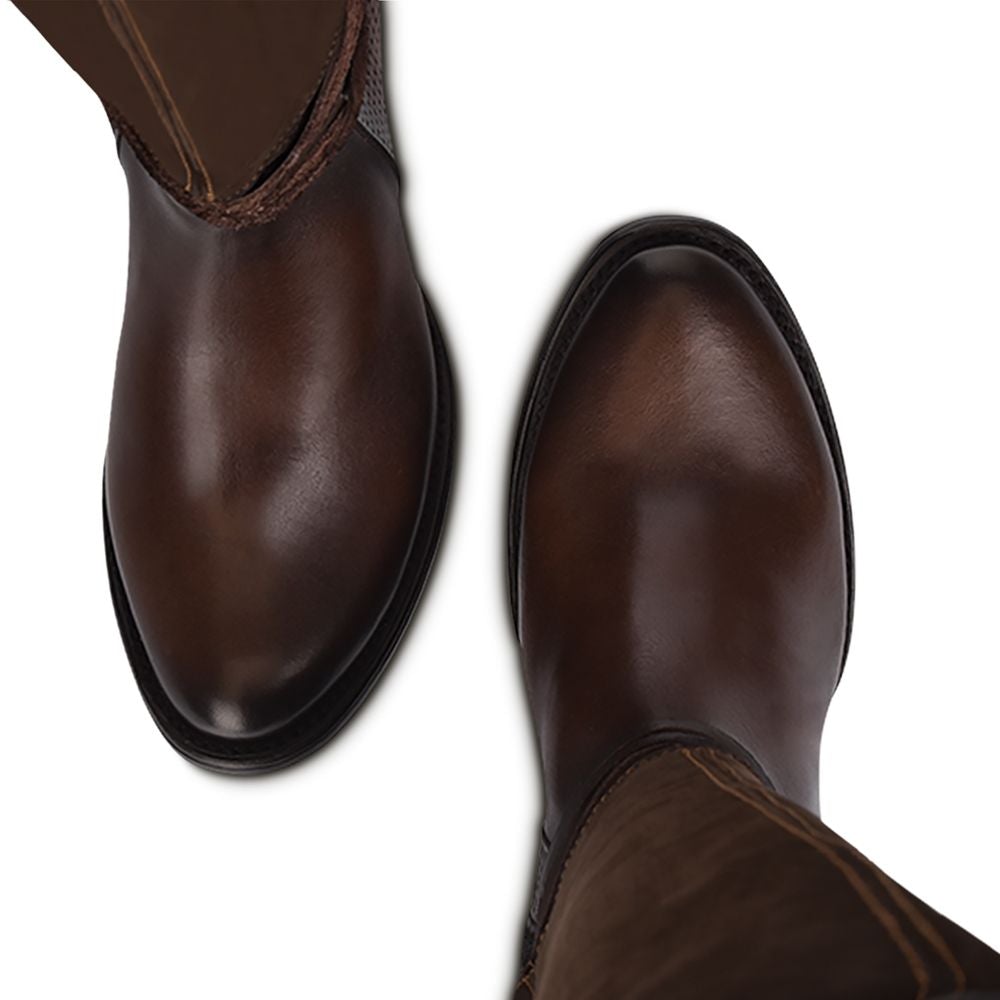 1X2DCS - Cuadra mocha fashion Paris Texas cowhide leather boots for women-Kuet.us