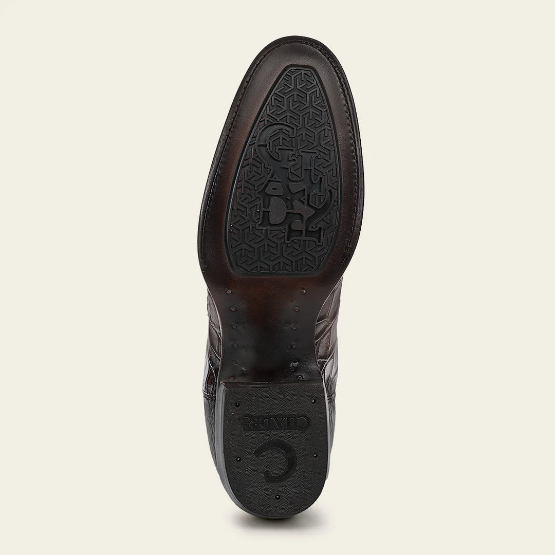 2H56AL - Cuadra honey dress cowboy alligator boots for men