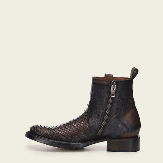 2T50PH - Cuadra chocolate vintage cowboy boots for men