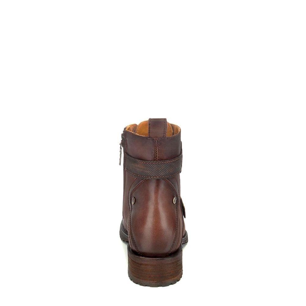 2T13CS - Cuadra brown vintage fashion cowboy leather ankle boots for men-Kuet.us