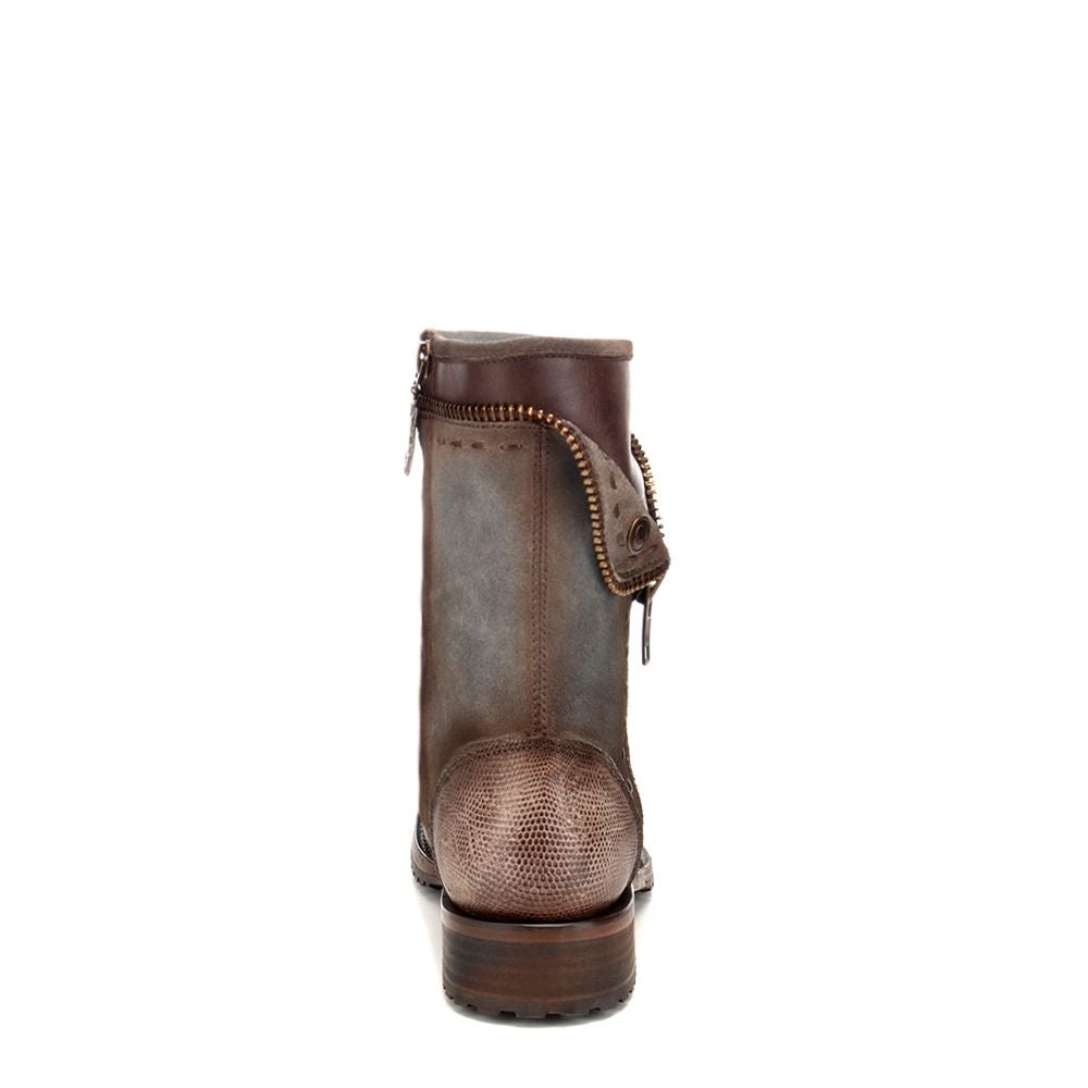 2T33LT - Cuadra oxford vintage fashion cowboy lizard ankle boots for men-Kuet.us