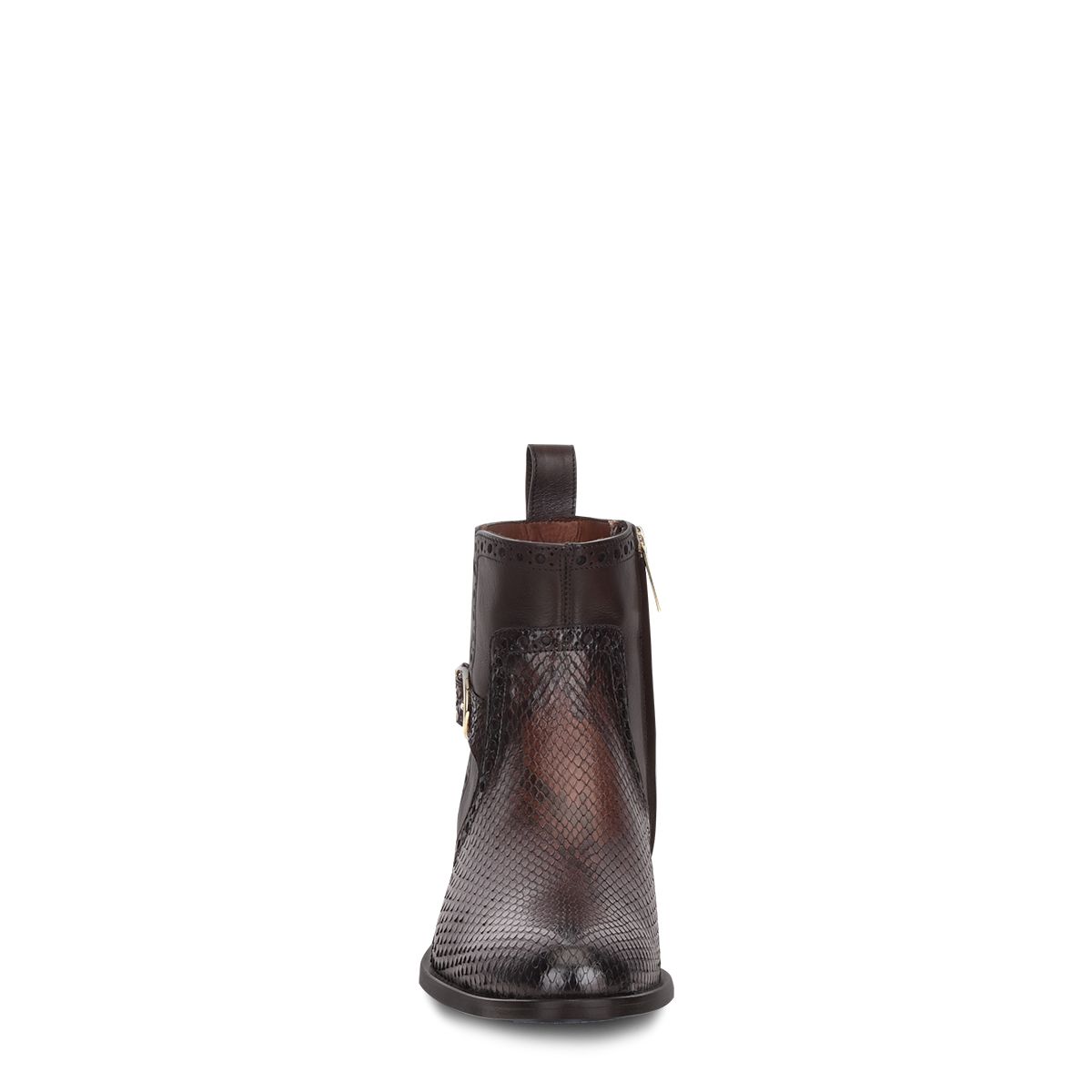 32TPBTS - Franco Cuadra brown casual dress python ankle boots for women-Kuet.us