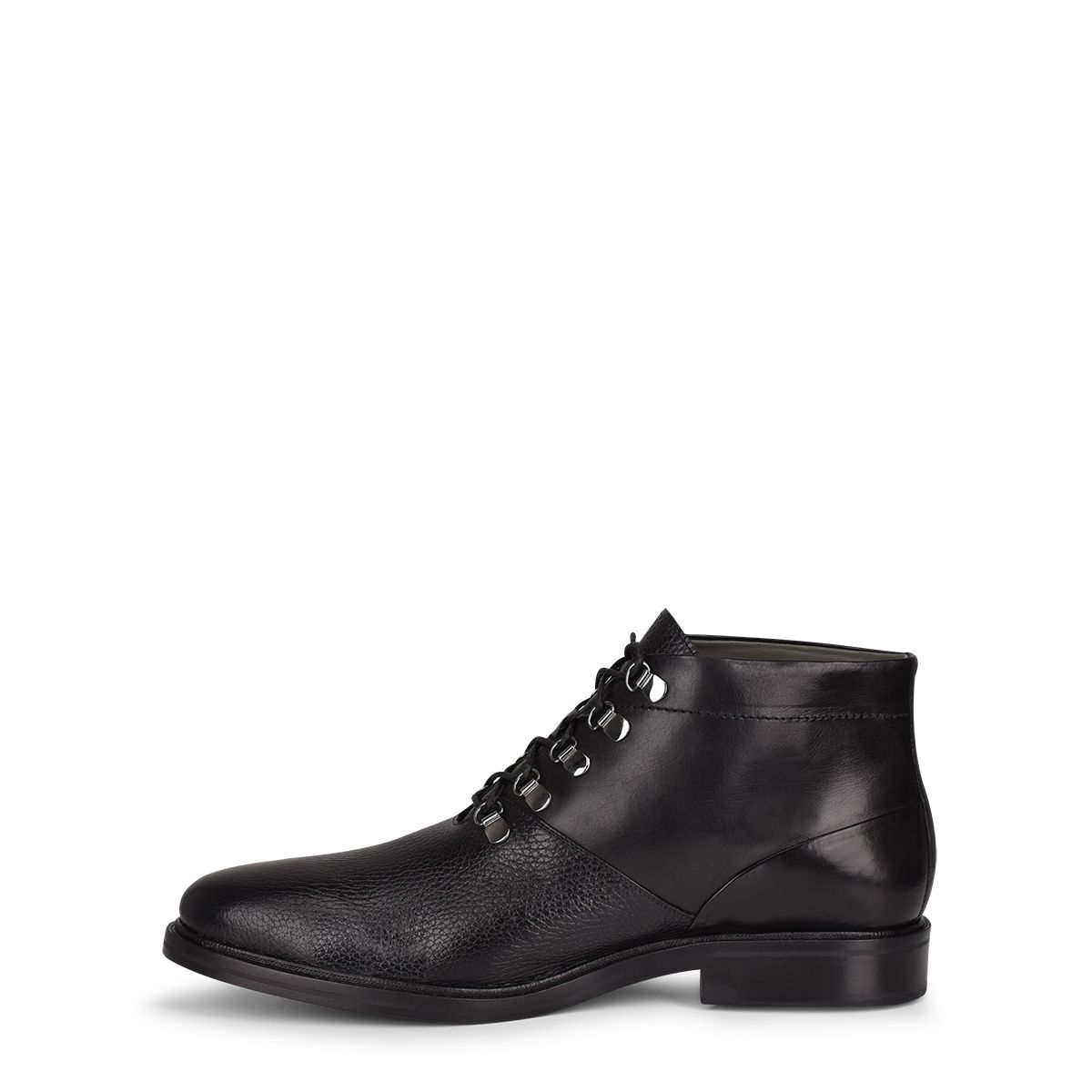 354VNBS - Cuadra black casual fashion deer ankle booties for men-Kuet.us
