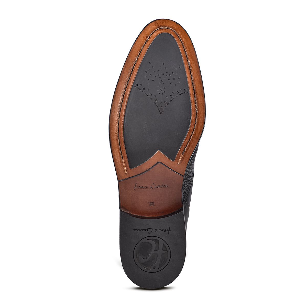 354VNBS - Cuadra black casual fashion deer ankle booties for men-Kuet.us