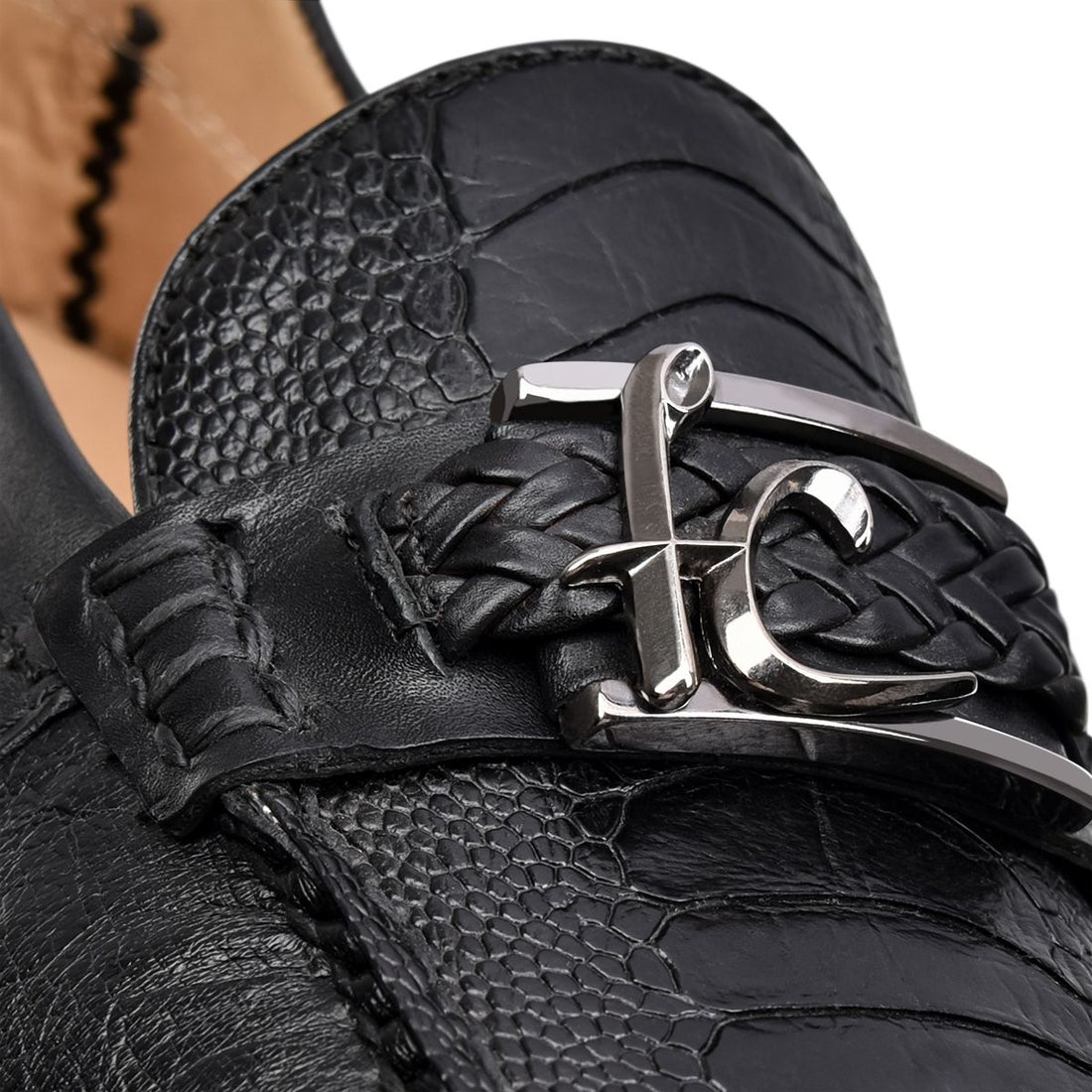 36VPTPA - Cuadra black casual fashion ostrich leg drivers for men-Kuet.us