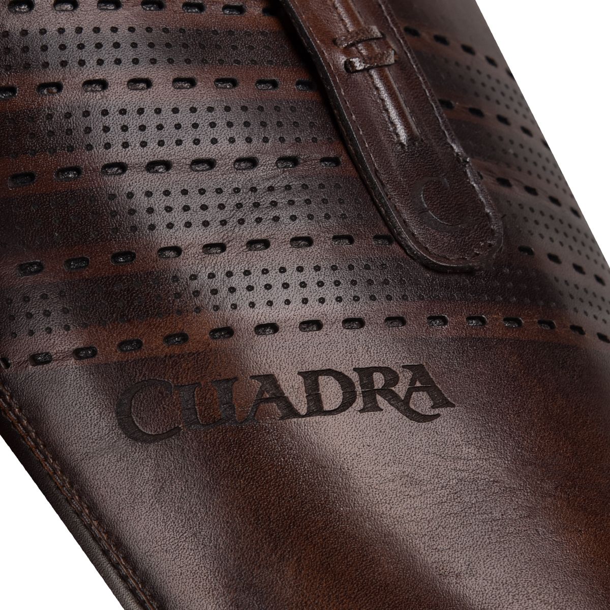 3C21PH - Cuadra brown casual cowboy python skin zip ankle boots for men-Kuet.us