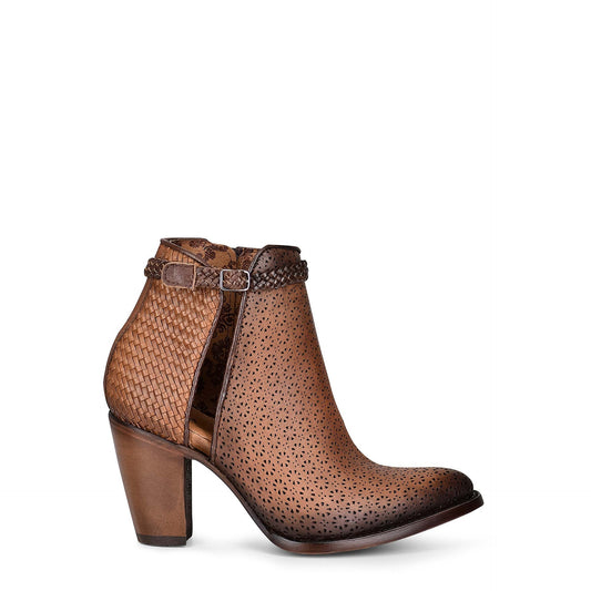 3F17SL - Cuadra brown western Paris Texas leather ankle boots for women-Kuet.us