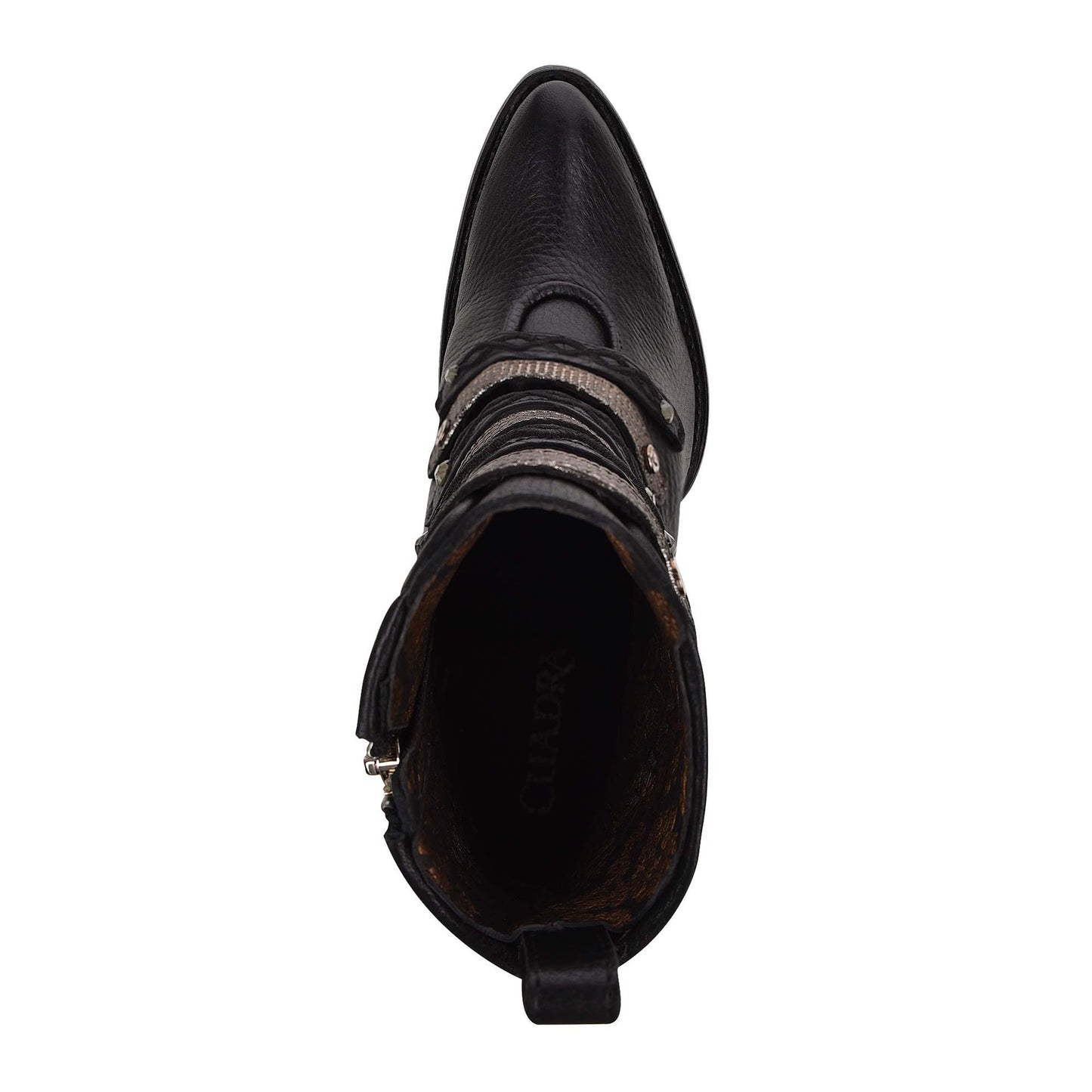 3F38RS - Cuadra black fashion Paris Texas leather ankle boots for women-Kuet.us