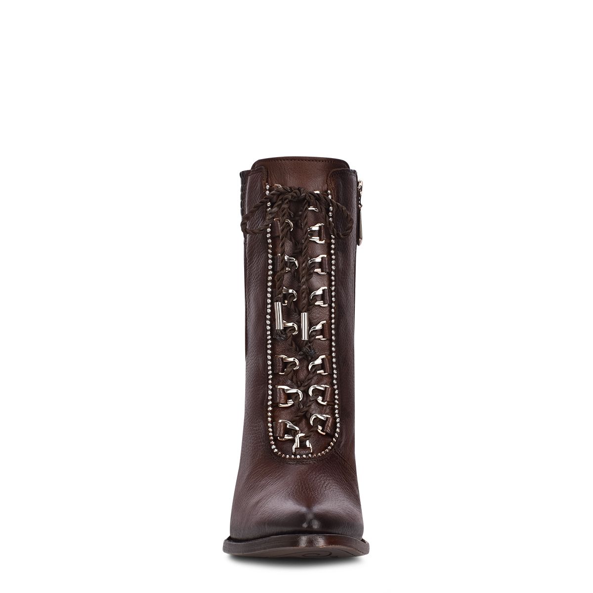 3F84RS - Cuadra chocolate Paris Texas cowboy leather ankle boots for women-Kuet.us