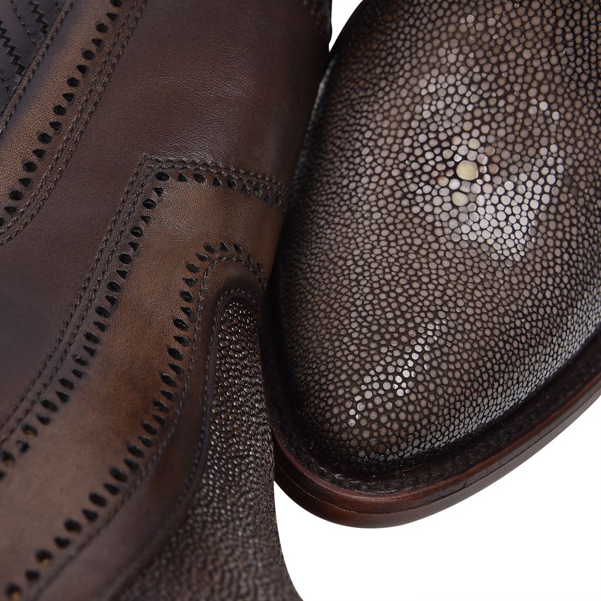 3F94MA - Cuadra brown fashion Paris Texas stingray ankle boots for women-Kuet.us