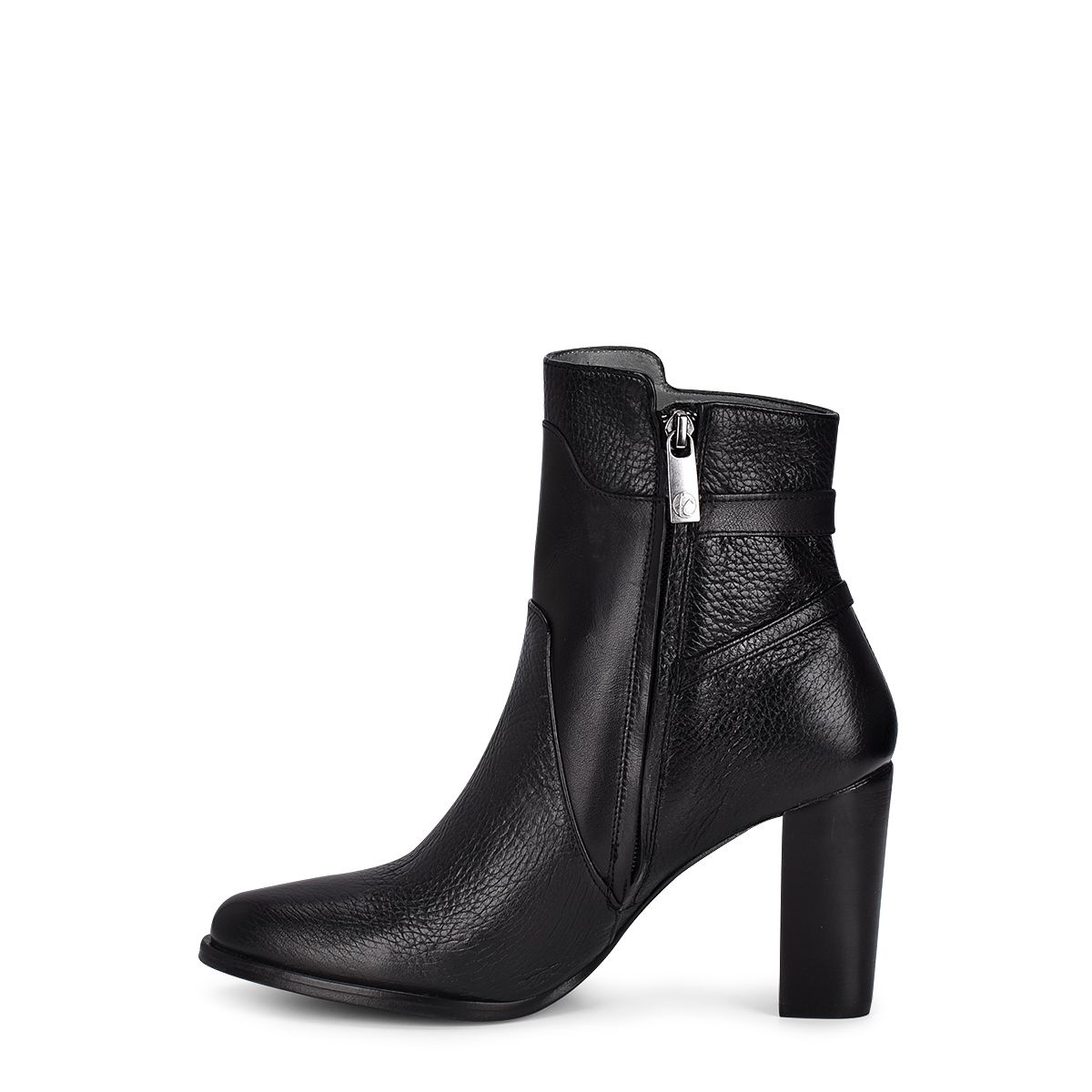 3G5VNTS - Franco Cuadra black casual fashion deer leather ankle boots for women-Kuet.us