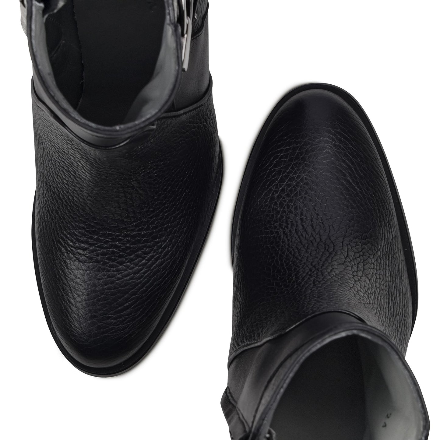 3G5VNTS - Franco Cuadra black casual fashion deer leather ankle boots for women-Kuet.us