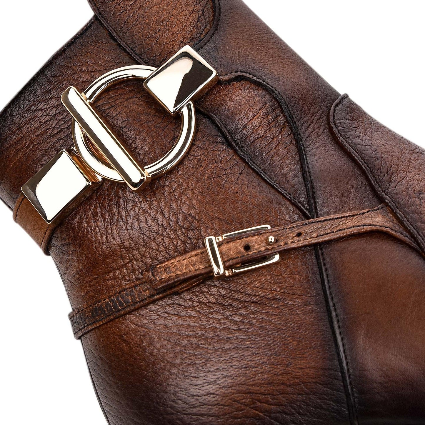 3G5VNTV - Cuadra brown Paris-Texas fashion deer leather ankle boots women-Kuet.us