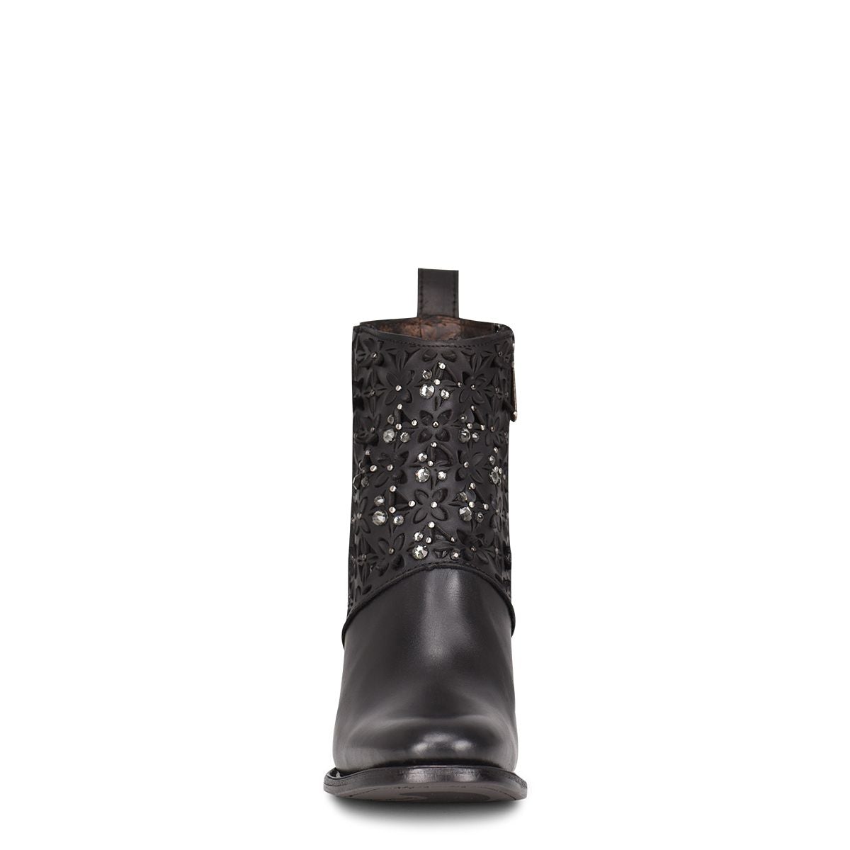3W02RS - Cuadra black Paris Texas western leather ankle boots for women-Kuet.us