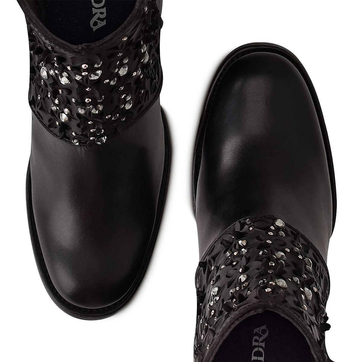 3W02RS - Cuadra black Paris Texas western leather ankle boots for women-Kuet.us