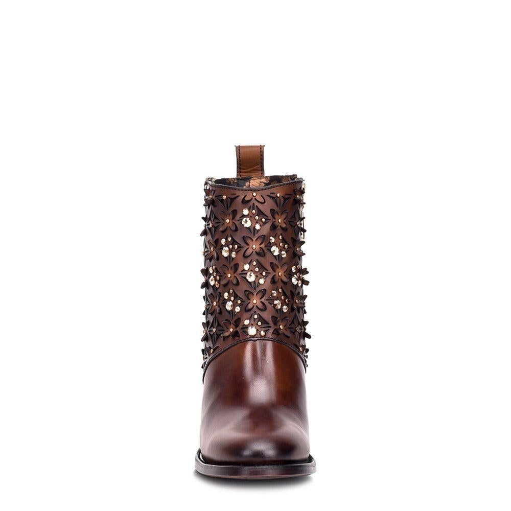 3W02RS - Cuadra mocha Paris Texas western leather ankle boots for women-Kuet.us
