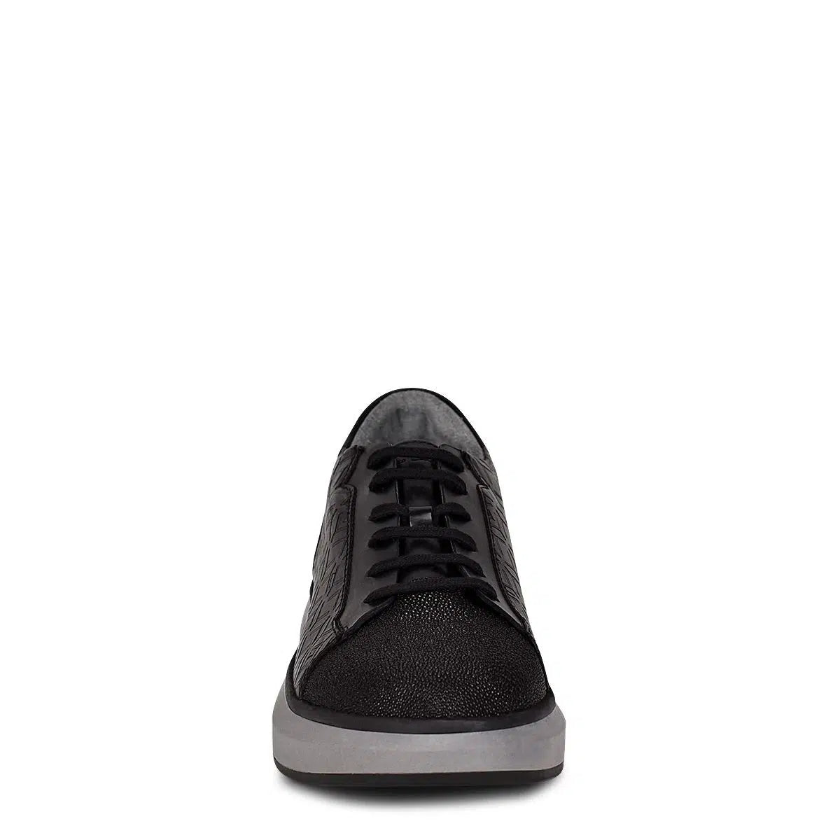 3Y1MTTS - Cuadra black casual fashion stingray sneakers for men-Kuet.us