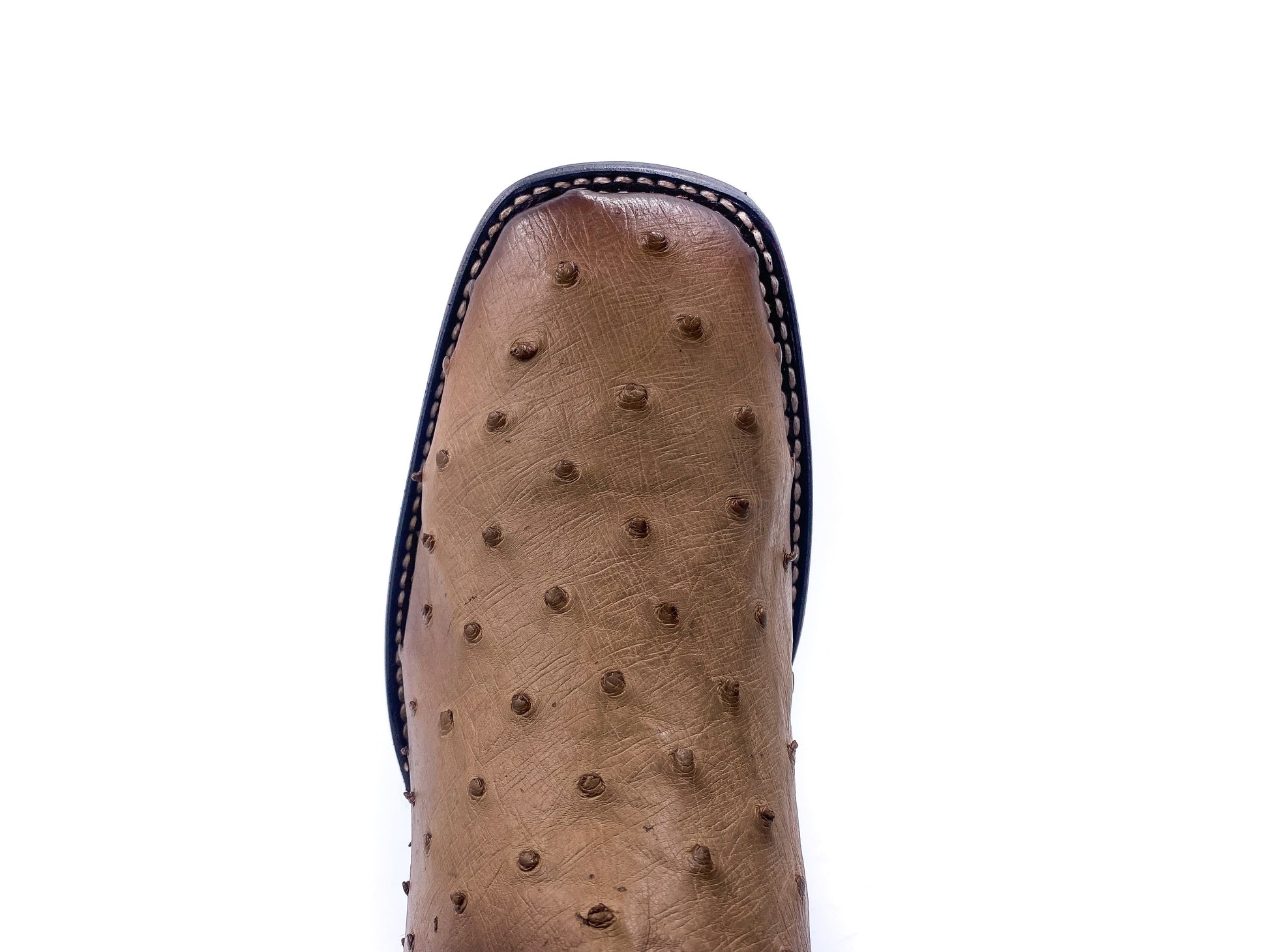 3Z1OA1 - Cuadra orix classic cowboy rodeo ostrich leather boots for men-Kuet.us
