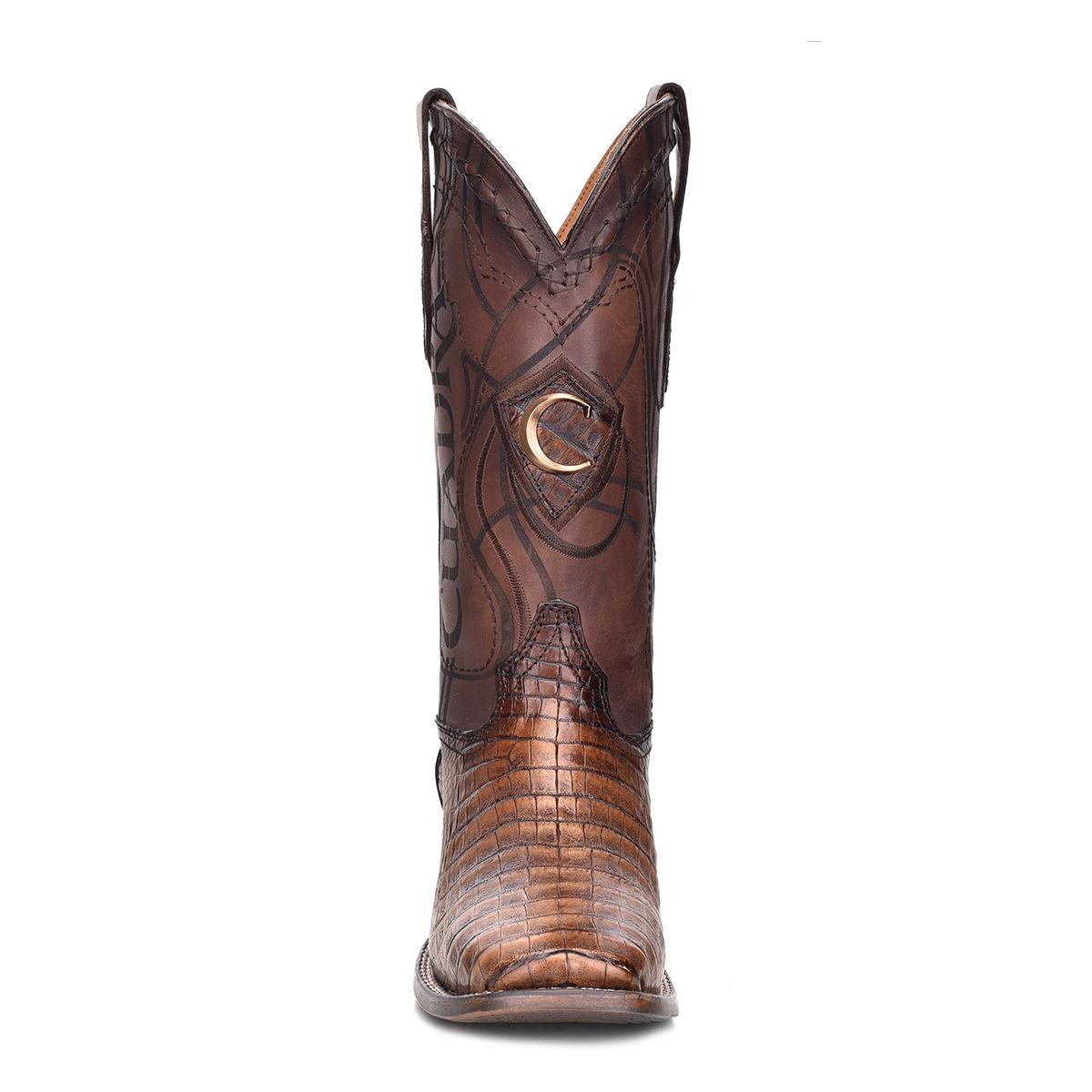 3Z1OFY - Cuadra maple cowboy rodeo caiman belly leather boots for men-Kuet.us