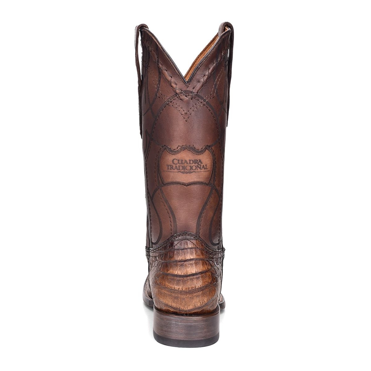 3Z1OFY - Cuadra maple cowboy rodeo caiman belly leather boots for men-Kuet.us