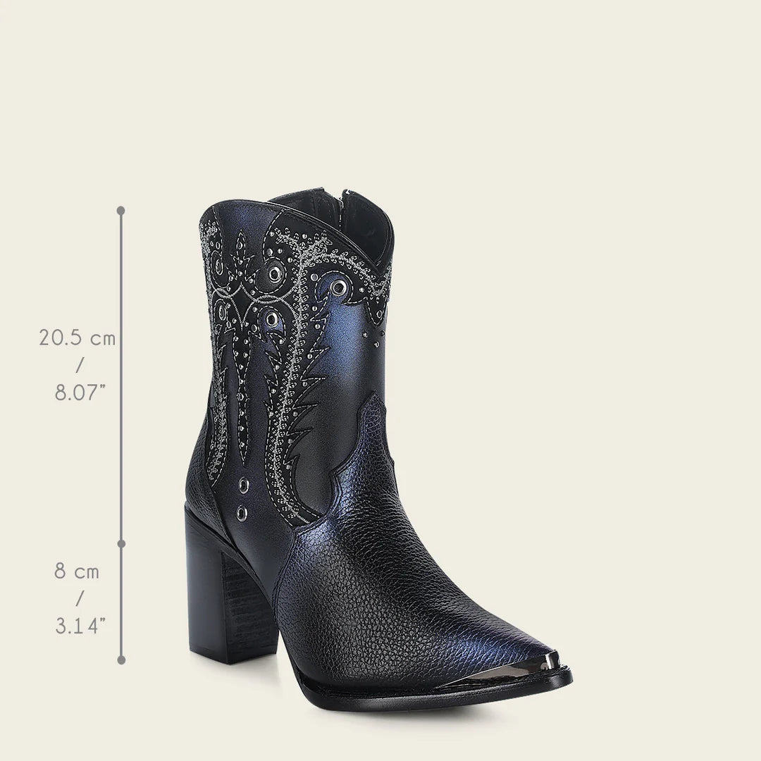 4I15RS - Cuadra black western cowgirl boots for women