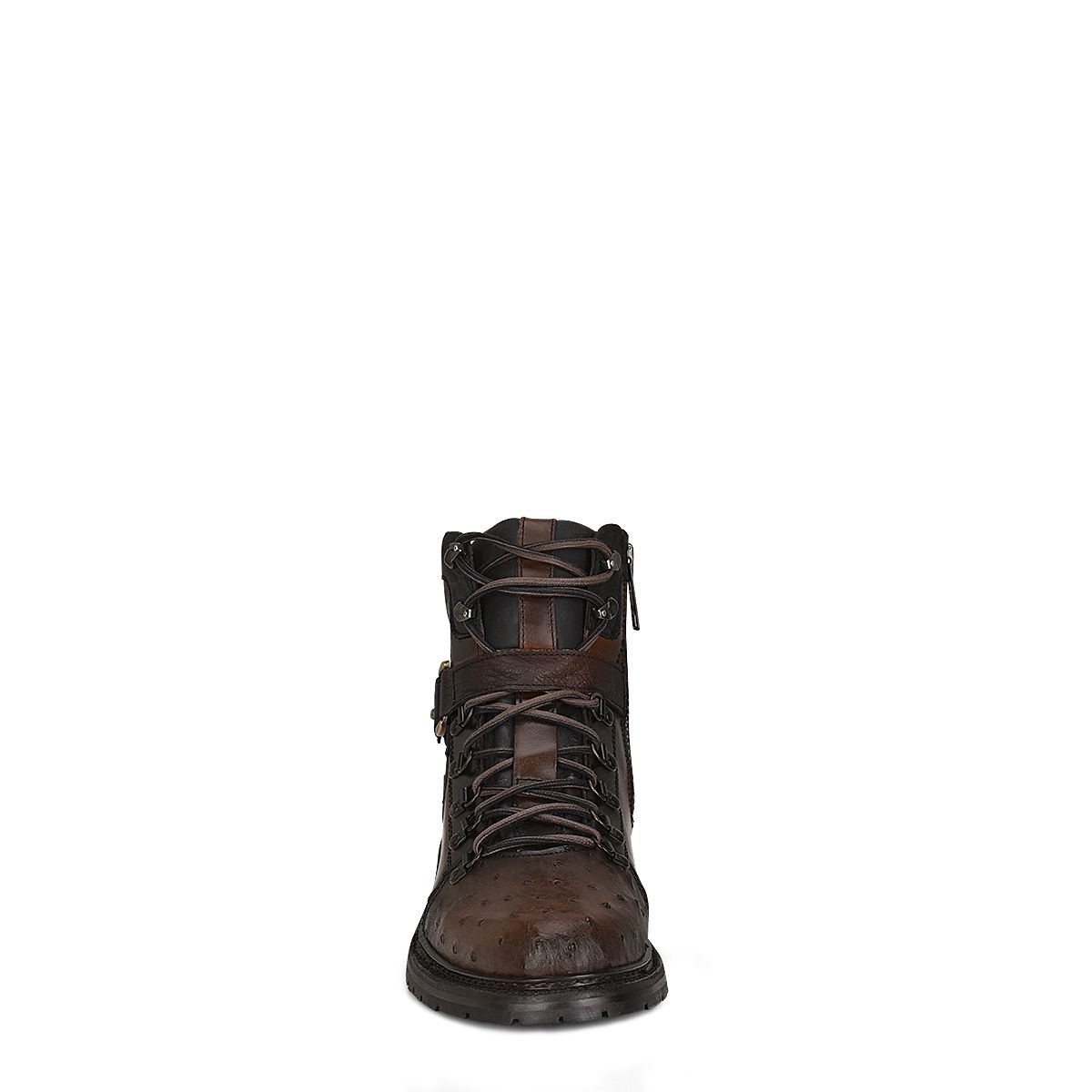 4J08A3 - Cuadra brown casual fashion ostrich ankle boots for men-Kuet.us