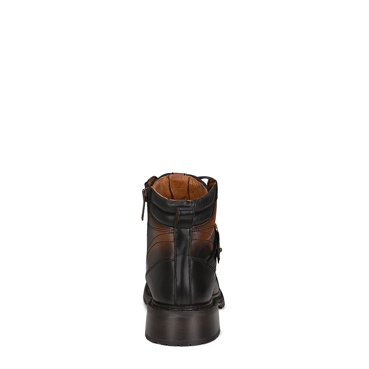 4J08A3 - Cuadra brown casual fashion ostrich ankle boots for men-Kuet.us