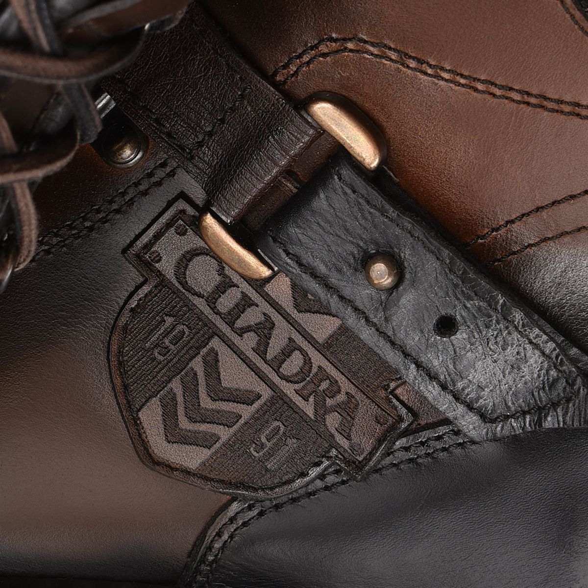 4J08A3 - Cuadra brown casual fashion ostrich ankle boots for men-Kuet.us