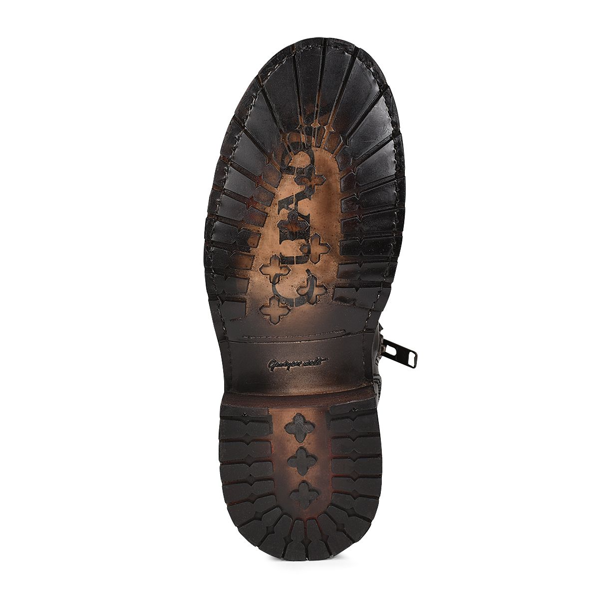 4J08A3 - Cuadra brown casual fashion ostrich ankle boots for men-Kuet.us