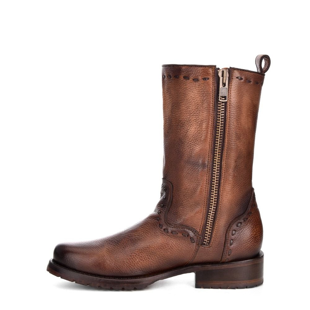 4D03VE - Cuadra maple casual fashion deer leather ankle boots for men-Kuet.us
