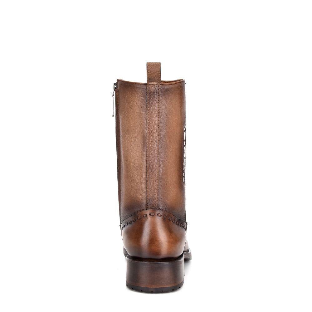 4D05RS - Cuadra desert fashion cowboy rodeo cowhide leather boots for men-Kuet.us