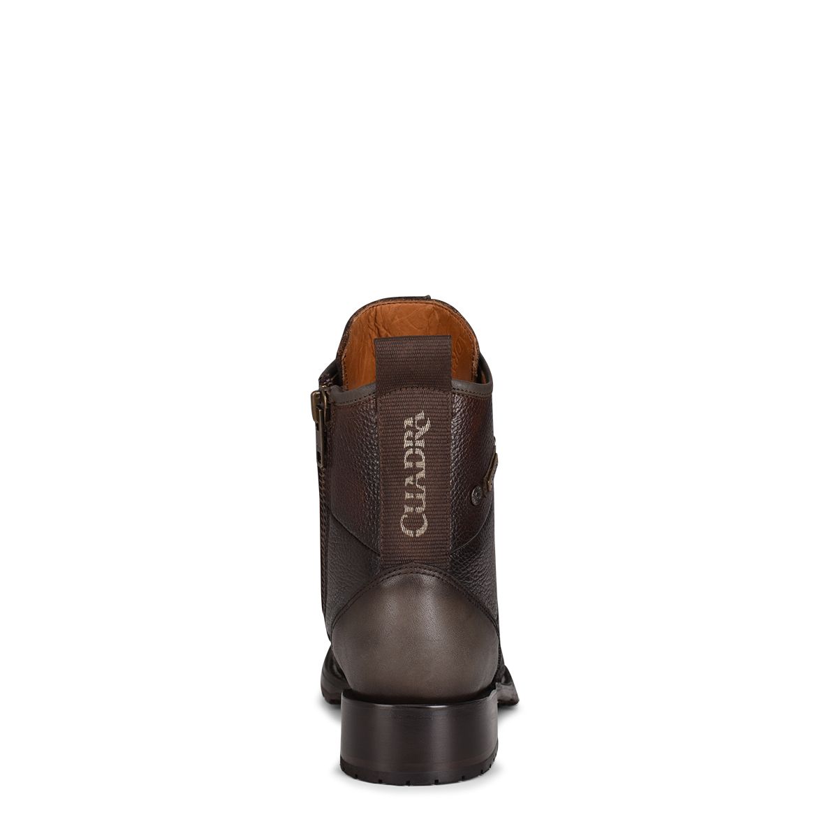 4D10TI - Cuadra brown casual vintage fashion shark ankle booties for men-Kuet.us
