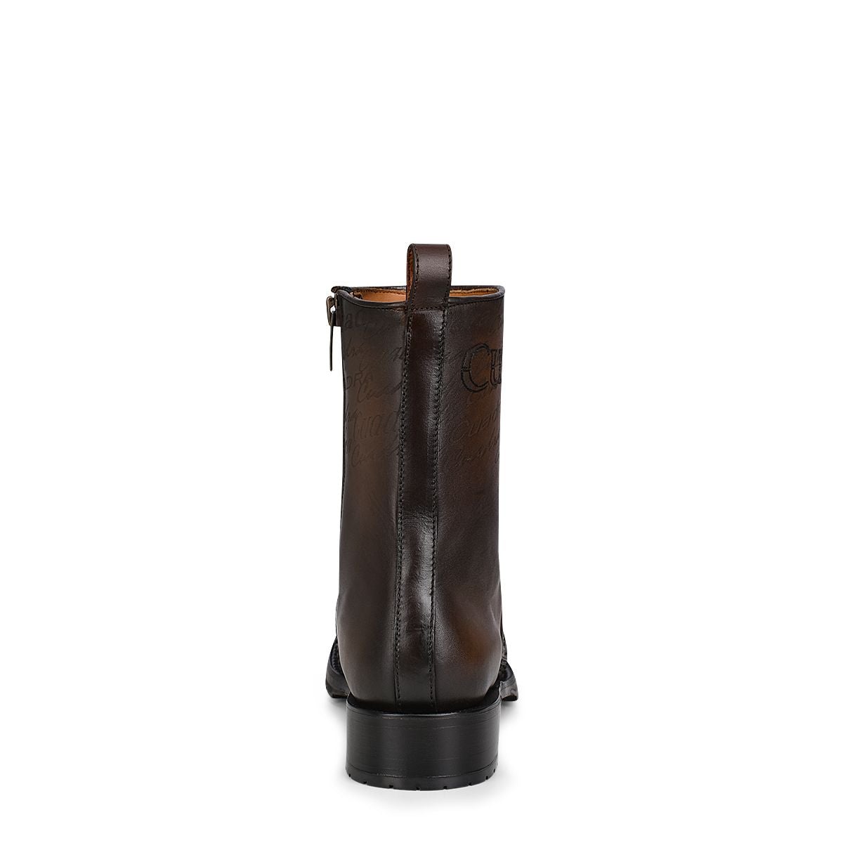 4D15PH - Cuadra brown fashion cowboy working python anke boots for men-Kuet.us