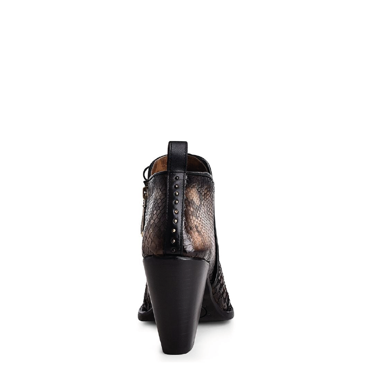 4I05PH - Cuadra ocre fashion Paris Texas python ankle booties for women-Kuet.us