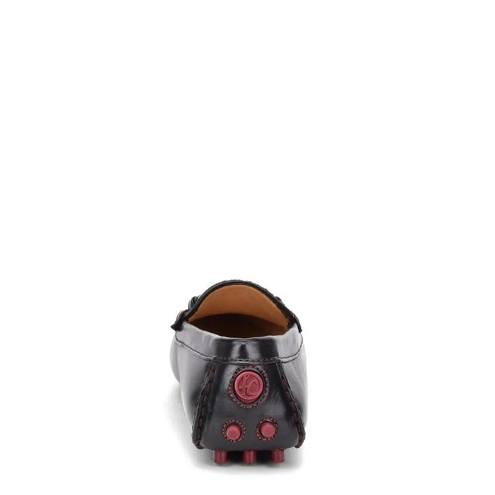 4J0MTTS - Cuadra black casual fashion stingray leather bit driving moccasins for women-Kuet.us